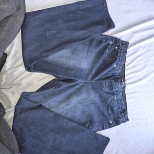 Kim Rogers Dark Blue Boyfriend Jeans